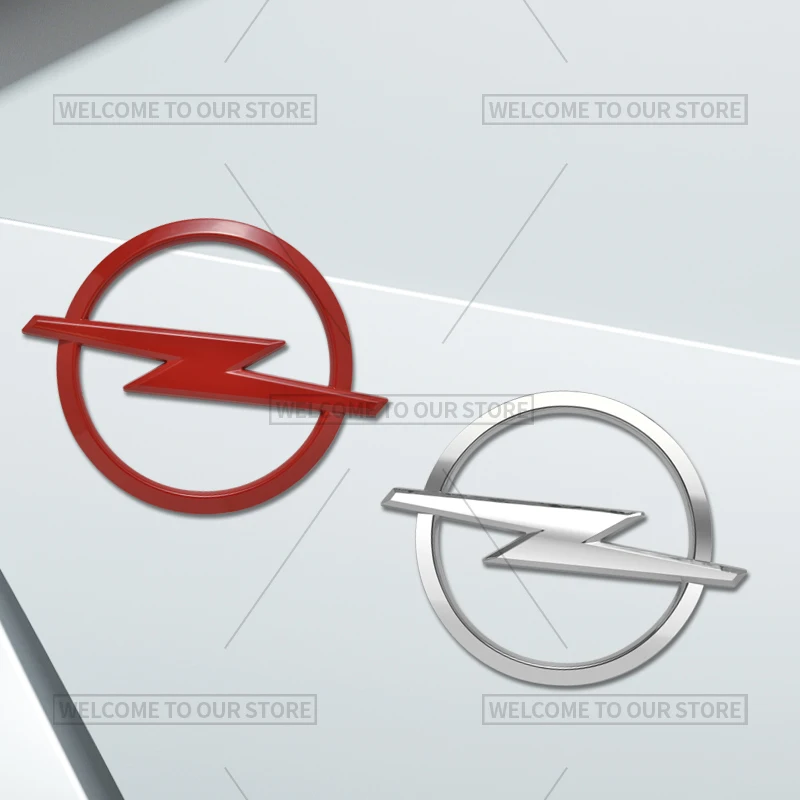 Фото 3D Стайлинг автомобиля для OPEL Zafira Astra Mokka Movano Vectra Insignia, эмблема, значок, металлические наклейки, наклейки на задний багажник, автоаксессуары №3