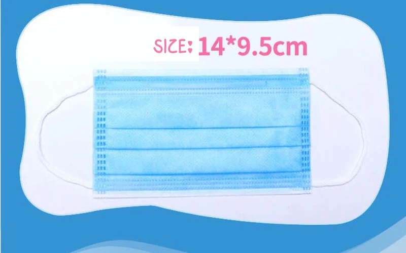 Маска для лица одноразовая из нетканого материала 50 шт. | Тематическая одежда и