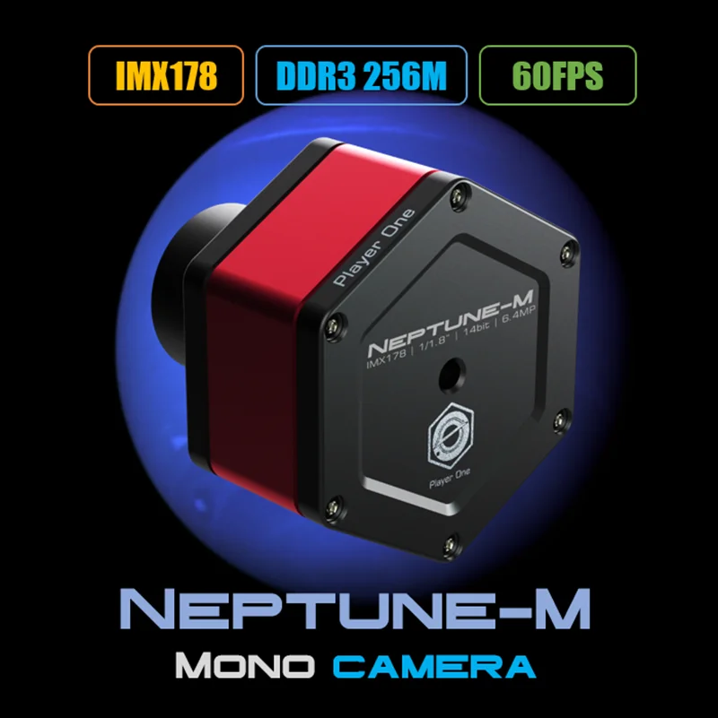 Player One Neptune-M (IMX178) Neptune Black and White Planetary Camera Astronomical Camera