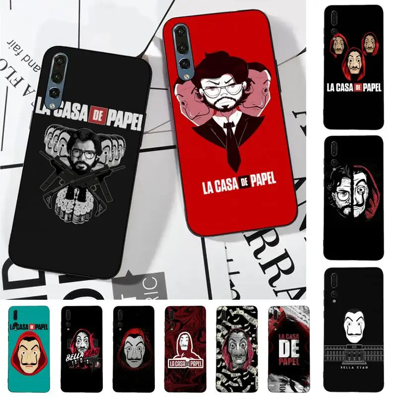 

LVTLV La Casa De Papel Phone Case for Huawei P30 40 20 10 8 9 lite pro plus Psmart2019