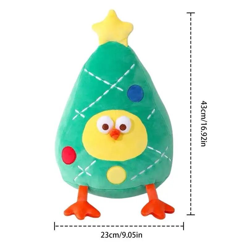 Мягкая плюшевая игрушка с курицей рождественская подушка мягкие рождественские