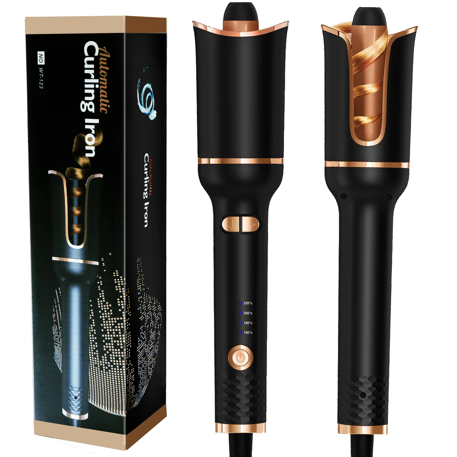 

Automatic Hair Curler Rotating Curling Iron Electric Hair Waver Iron Ceramic Curling Wand Air Spin Curlers Hair Styling Tools