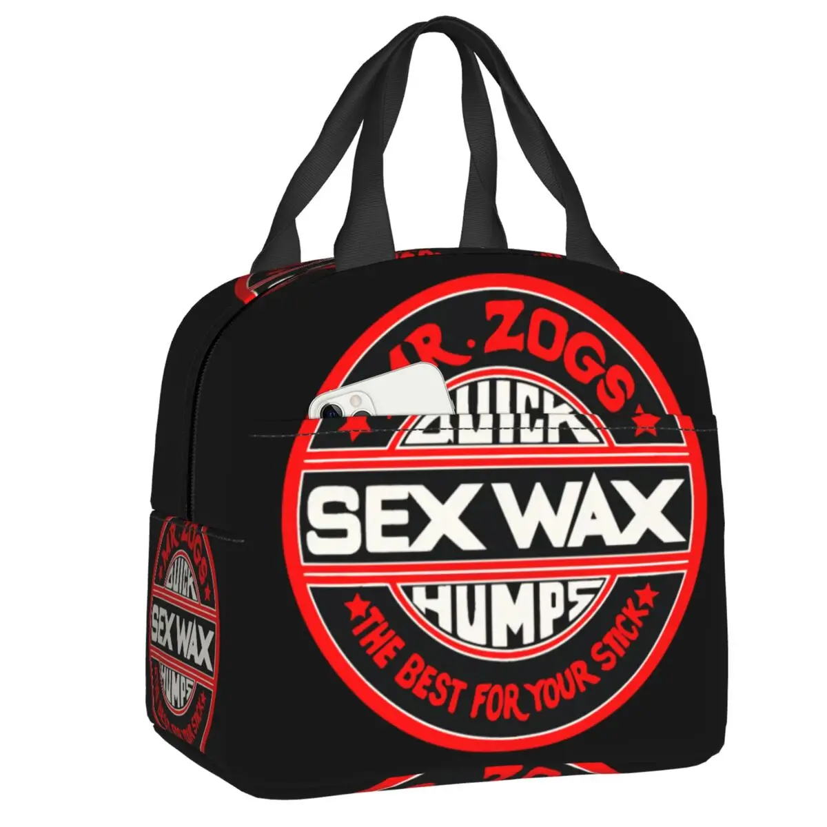 Изолированная сумка для обеда Mr Zogs серфинга школы офиса секса воска с логотипом