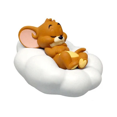 Gashapon Toy Anime Tom Cat Jerry Mouse Sleep Pose Pendant Action Figure Model Cute Collectible Toys Kids Toy Christmas Gifts