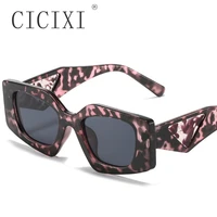 cicixi ins oversized polygon cat eye sunglasses women 2022 new retro jelly colorful pink shades uv400 men gradient sun glasses
