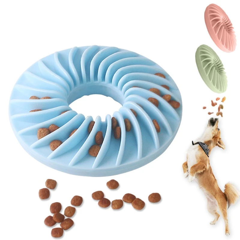 

Soft Round TPR Leakage Food Pet Toy Interactive Puppy Feeder Teether Dog Slow Feeding Puzzle Entertainment For Puppy Toys