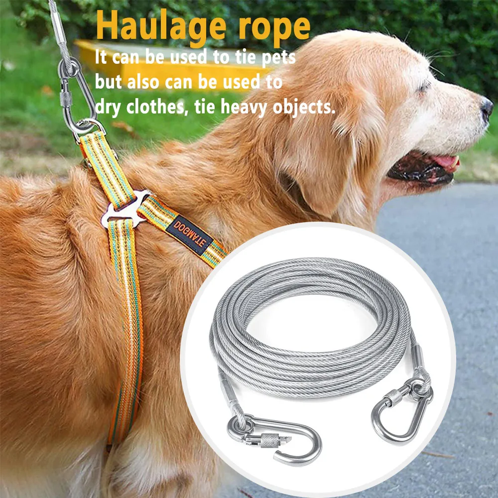 Поводок Для Собак Из Нержавеющей Стали Тренировочный Ошейник И Ремень