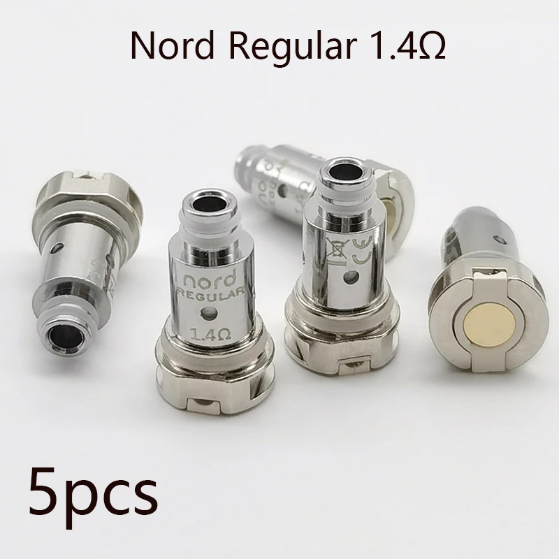 

5pcs Nord Replacement Coil For SMOK Nord / Nord 2 Kit Mesh 0.6ohm, Mesh-MTL 0.8ohm, Regular DC 0.6ohm, DC 0.8oh, Ceramic 1.4ohm