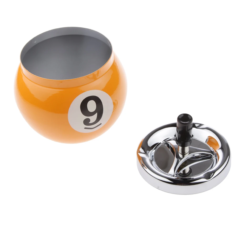 Коллекционный подарок изысканная кнопка алюминиевая пепельница для бильярдного