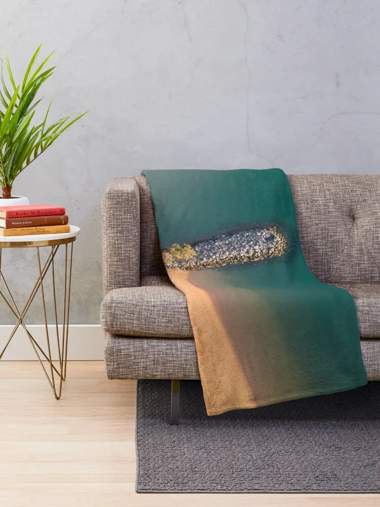 Пляжное и каменное одеяло летние тонкие одеяла