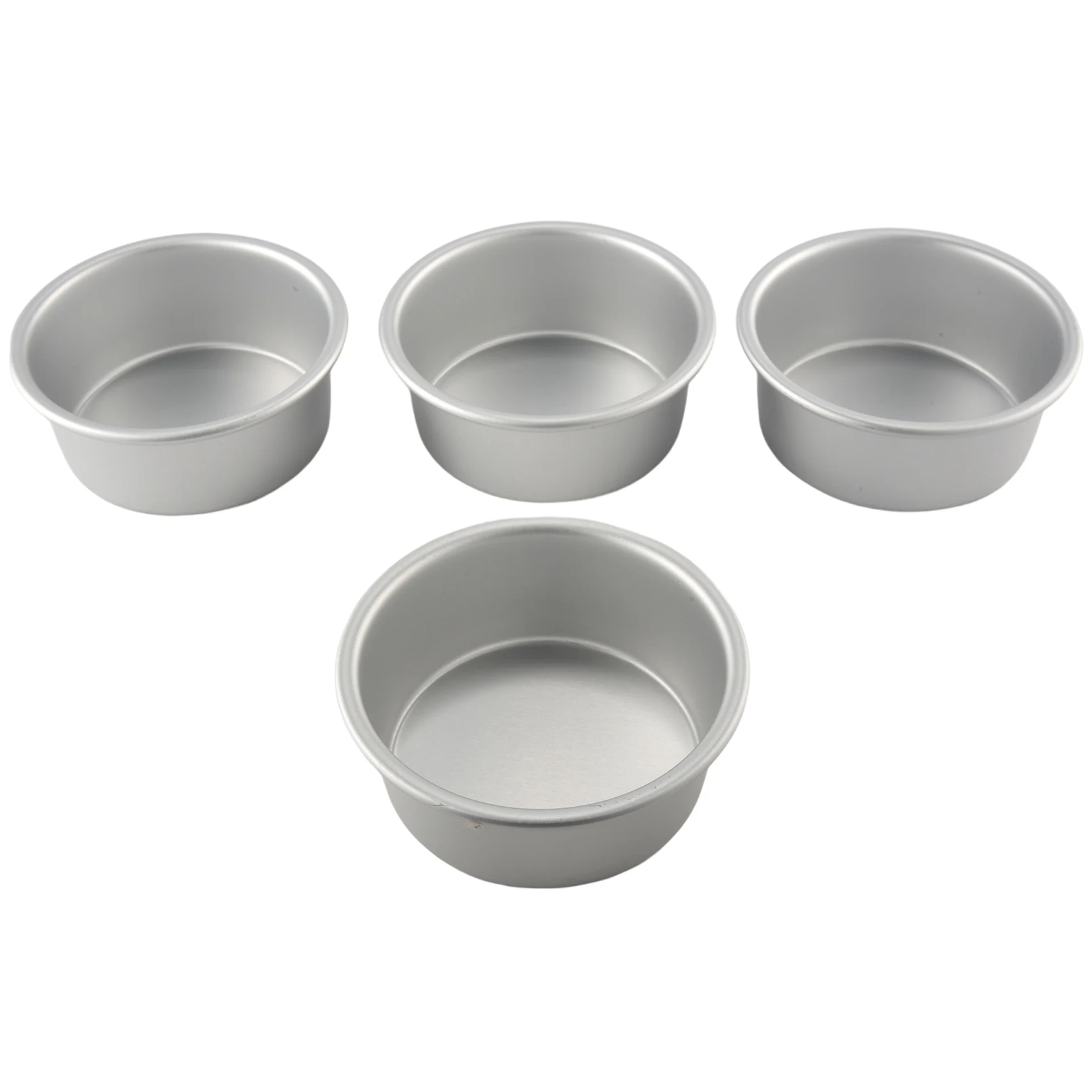 

4 Inch Small Cake Pan 4, Baking Round Cake Pans Tins Bakeware for Mini Cake Pizza, Quiche, & Healthy