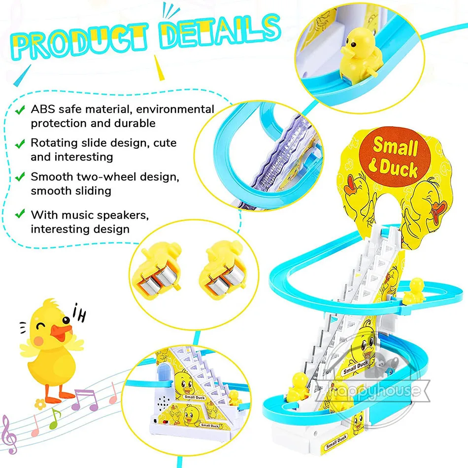 Детские игрушки игрушки-слайды с электрической уткой для мальчиков и девочек
