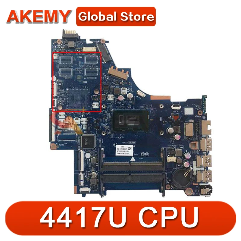

For HP 15-BS Laptop Motherboard LA-E802P With 4417U CPU DDR4 100% Tested