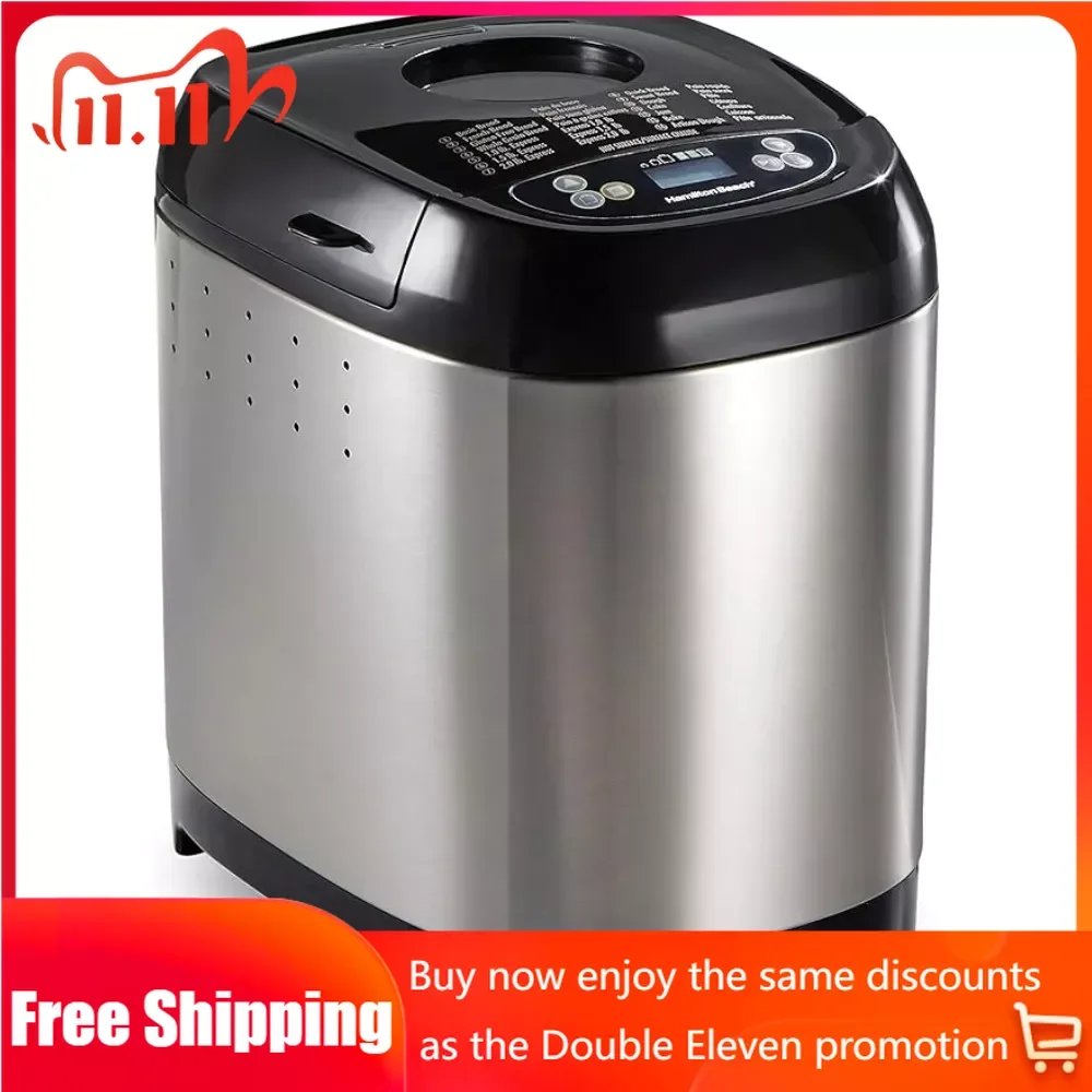 

2 Lbs Capacity Electric Domestic Bakery Making Bread Making Machine Bread Maker With Knead 14 Settings Dough Kneading Machine