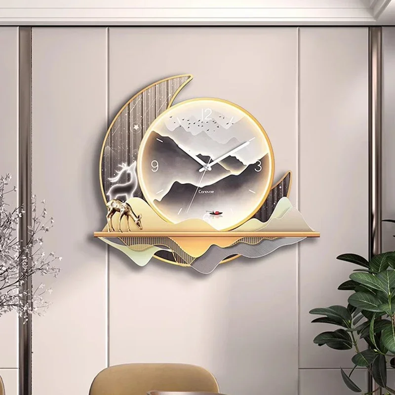 Ресторан Скандинавские настенные часы Художественная роспись Современная мода