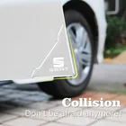 2 шт., силиконовые наклейки на дверь автомобиля, защита от царапин для Seat Leon Mk3 Mk2 5f Ibiza 6j 6l Ateca Alhambra Formentor