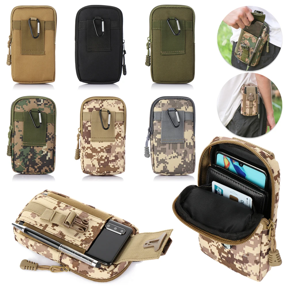 

Популярные аксессуары, маленькая поясная сумка для бега, карманная сумка для путешествий, мужская сумка, уличная сумка, тактическая мягкая Военная Сумка для кемпинга с системой «Молле»