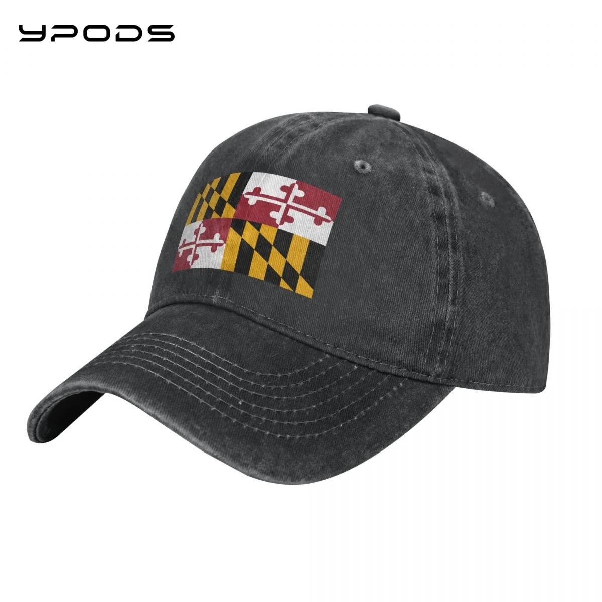 

Flag Of Maryland Baseball Cap for Men Women High Quality Custom Design Caps Bonnet Homme Dad Hat
