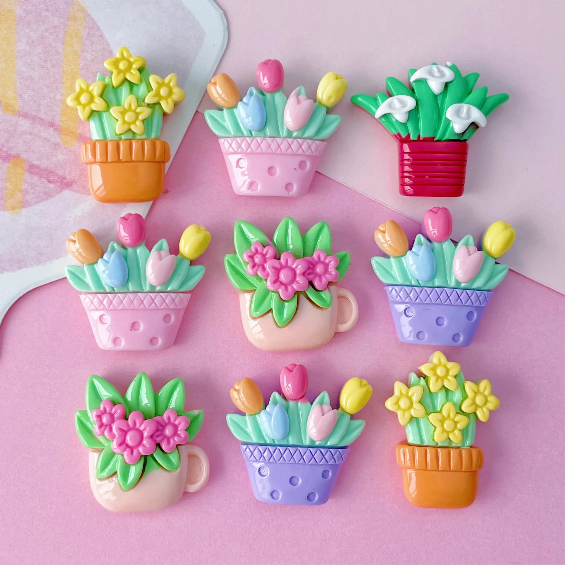 

Набор из 10 милых мультяшных букетов TSXJY