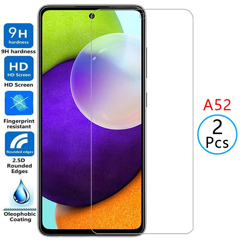 

Закаленное стекло для samsung a52, Защитное стекло для экрана galaxy a 52 52a 4g