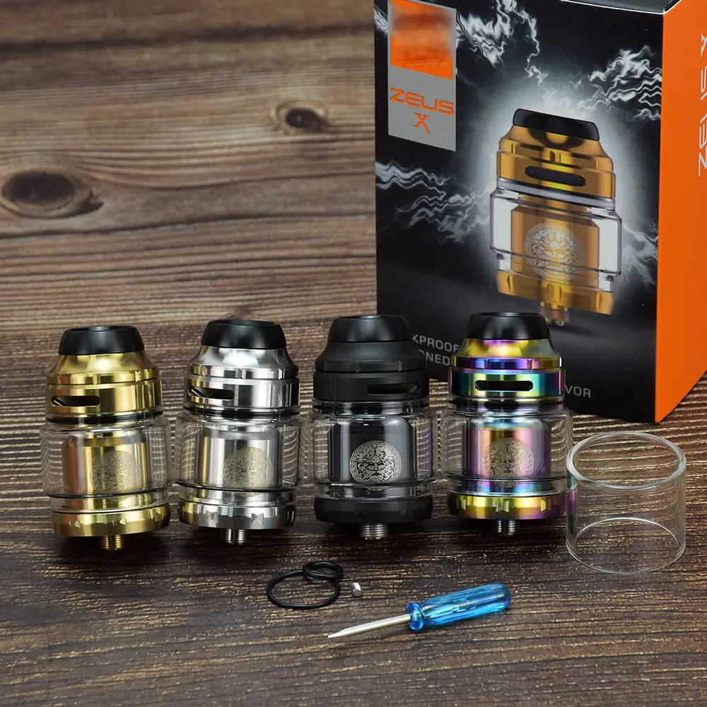 

Распылитель Zeus X RTA, емкость испарителя 304SS, 25 мм