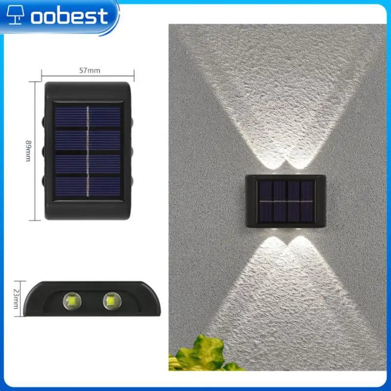 

Уличная лампа для освещения сада, улицы, ландшафта, фотоосвещение, 4/6 светодиодов, украшение для балкона, светодиодные лампы на солнечной батарее