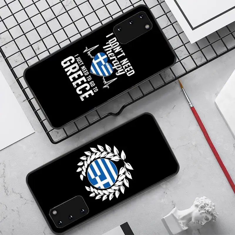 

Greece Greek National Flags Phone Case for Samsung S20 lite S21 S10 S9 plus for Redmi Note8 9pro for Huawei Y6 cover
