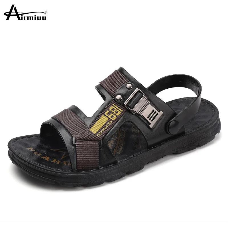 

Сандалии мужские классические, Мягкие Шлепанцы, летняя удобная обувь для ходьбы, римские сандалии