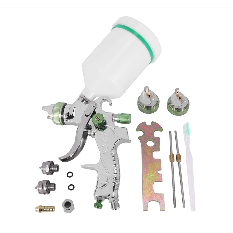 

Hvlp Paint Spray Set 1.4Mm 1.7Mm 2.0Mm Metal Nozzle Cars Painting Furnitures Diy Painting Kit Car Auto Repair Tool