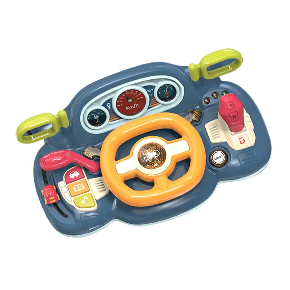

Wheel Toy Steering Driving Car Toddler Pretend Toys Simulation Play Kids Fake Racing Learn Interactive Ride Game Driver