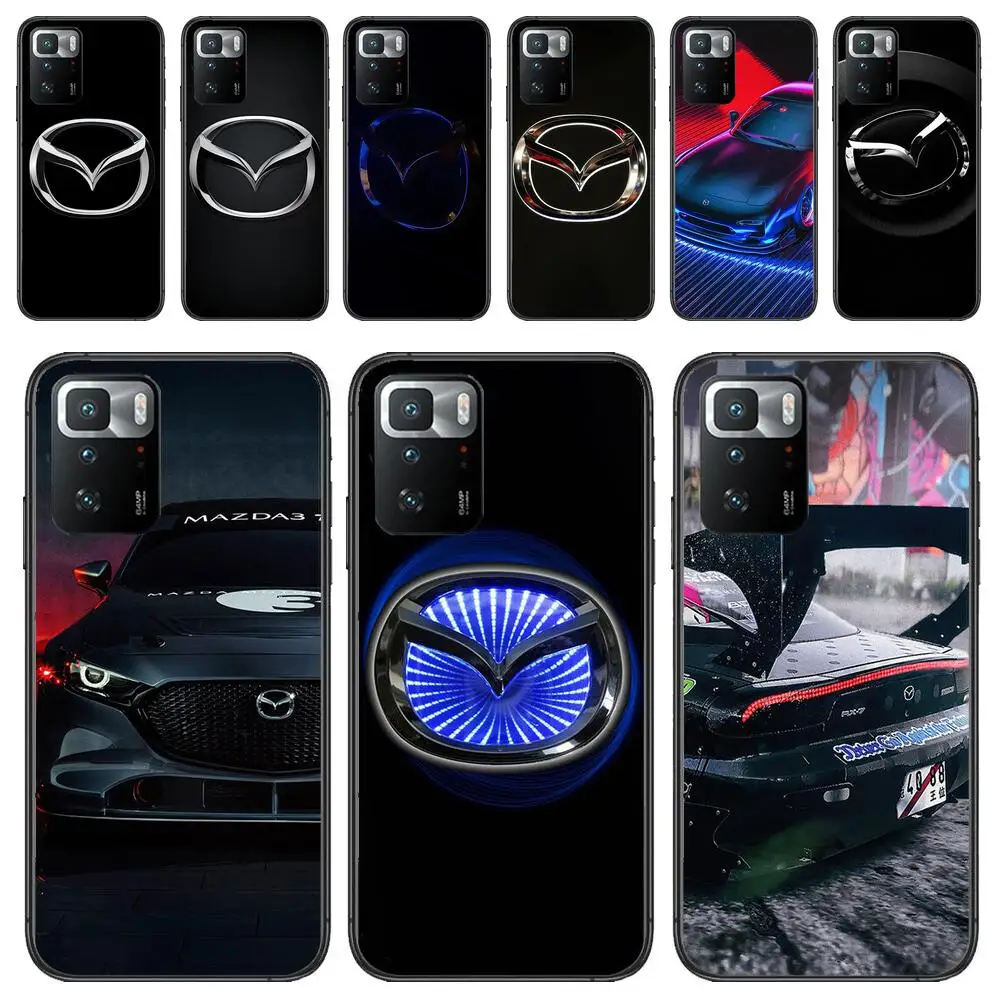 

Mazda Car Logo Luxury Design New Phone Case For Redmi 9 9A 7A 10 8A 10A 8 Note 11 10S 7 11S Plus POCO X3 Pro Fashion Soft Covers