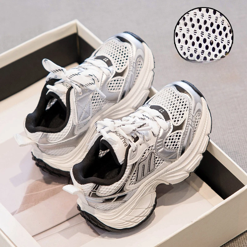 Детская повседневная спортивная обувь новинка 2024 летняя для мальчиков и девочек