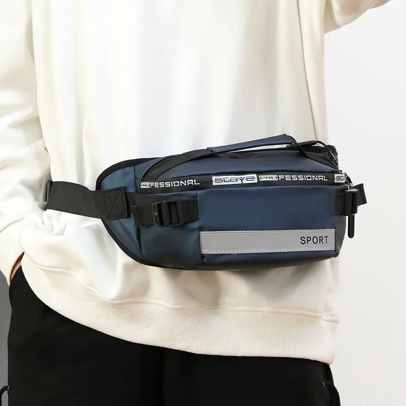 Уличная поясная сумка с защитой от кражи модная Светоотражающая забавная