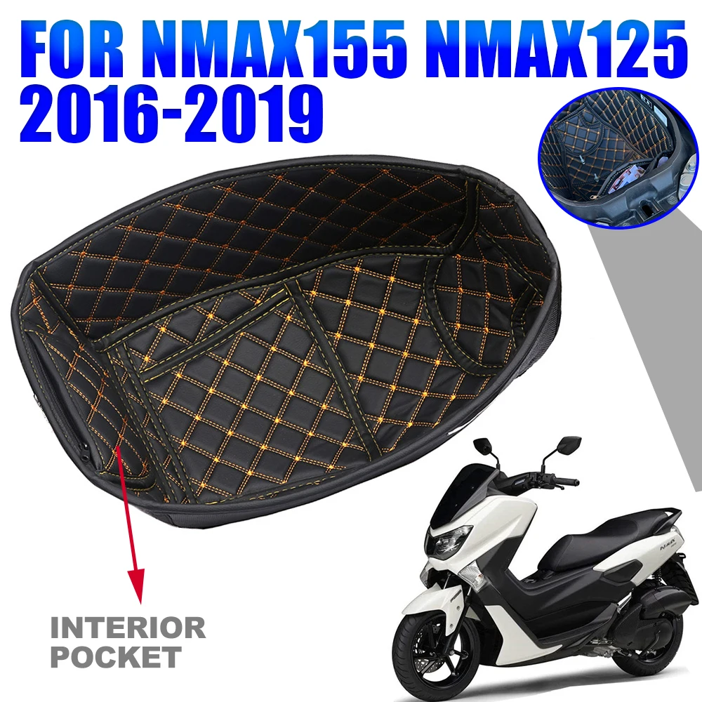 

For Yamaha NMAX155 NMAX125 NMAX 155 N MAX 125 2017 2018 2019 Motorcycle Accessories Trunk Cargo Liner Protector Seat Pad Storage