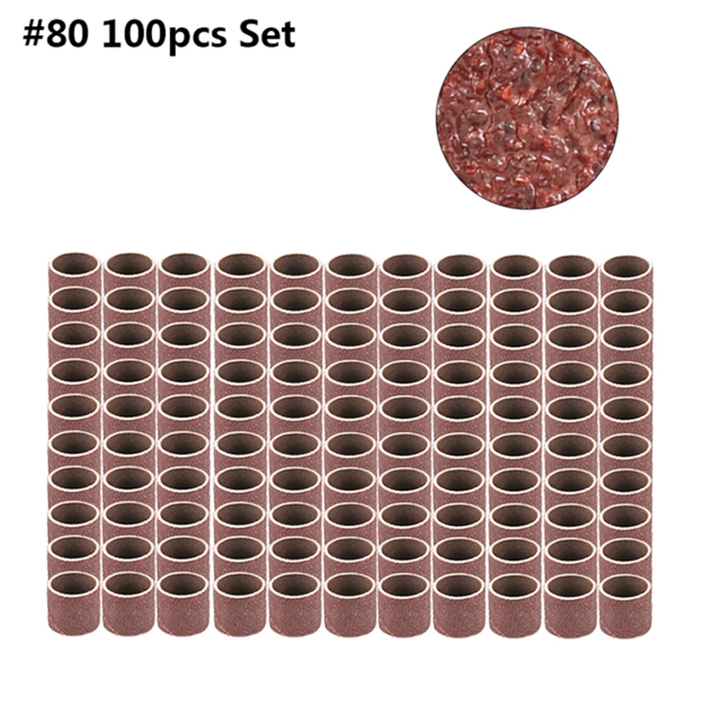 

Universal Sanding Drum Kit Deburring Derusting 80/180/240 Grit Carborundum