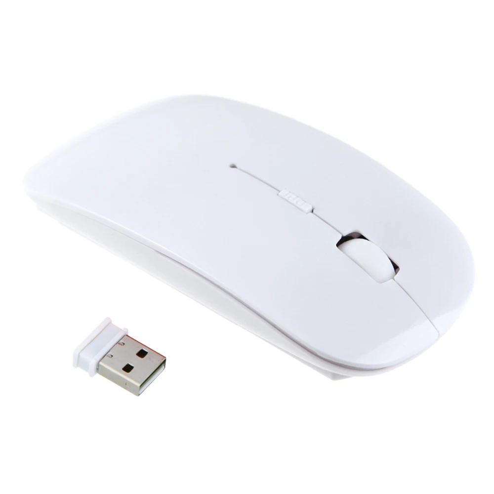 new 1600 dpi usb optical wireless computer mouse 2 4g receiver super slim mouse for pc laptop free global shipping