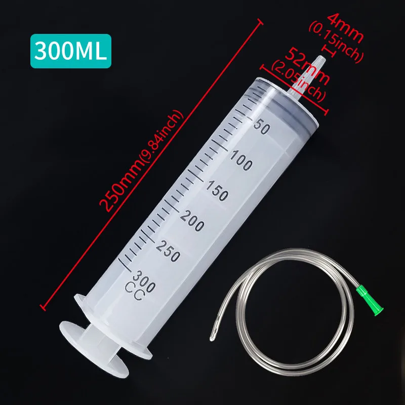 

Многоразовый пластиковый шприц-дозатор клея, автомобильное масло, насос для кормления домашних животных, шприцевой насос для питательных веществ со шлангом 1 м для мытья и накачки
