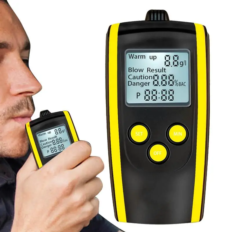 

Portable Breath Tester Breathalyzer Professional-Grade Accuracy Breath Tester For Personal Professional Use