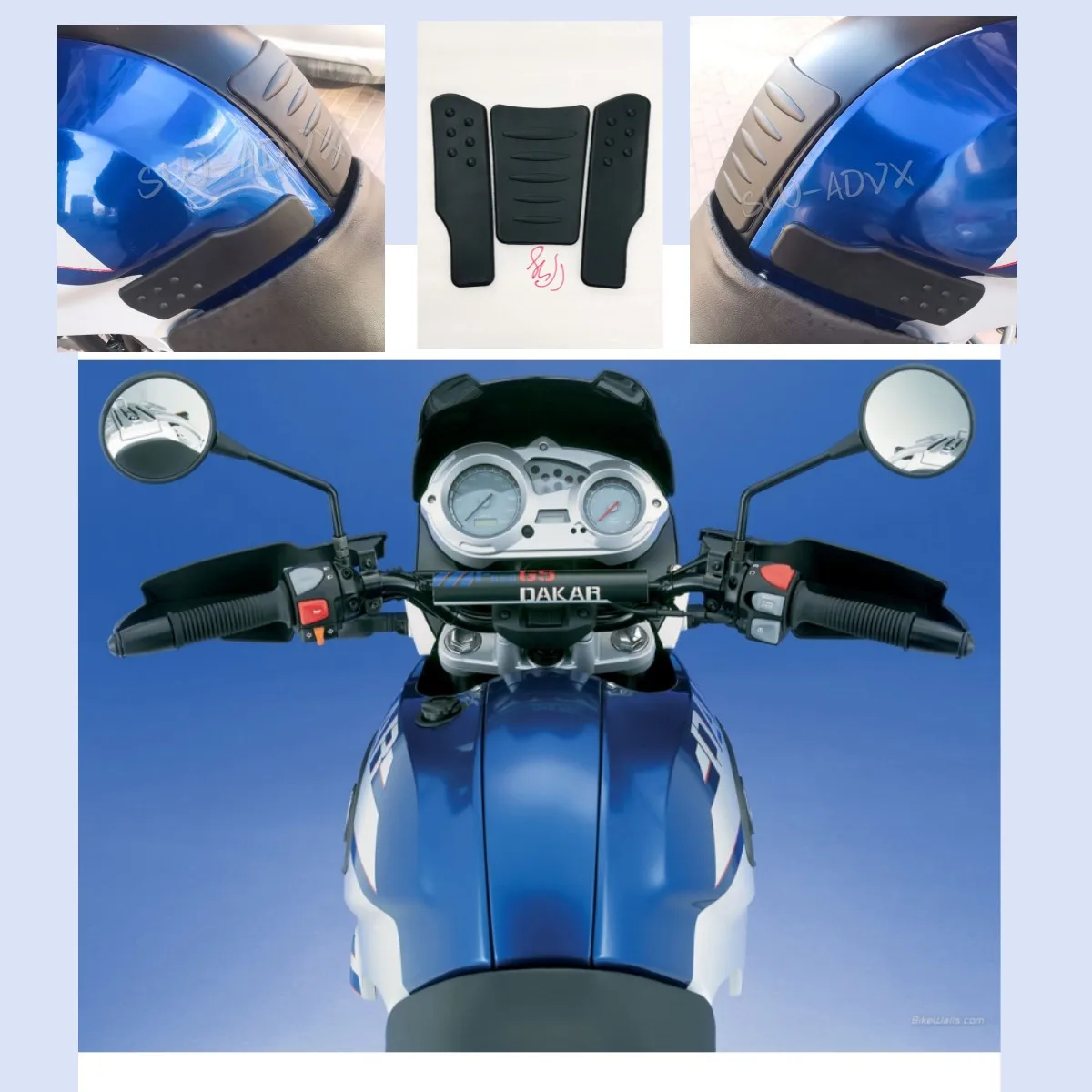 

Черная резиновая боковая накладка на бак мотоцикла для F650GS/dac/ G650GS 2000-2018