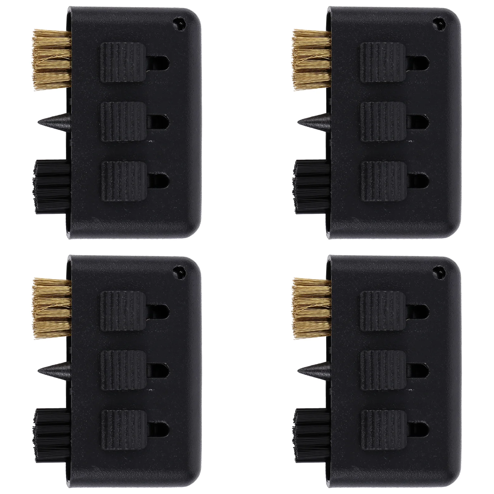 

4 Pcs Golf Cleaning Brush Nylon Metal Bristles Groove Brushes Retractable Accessories Cleaner Club Tool Golfing Wire Supplies