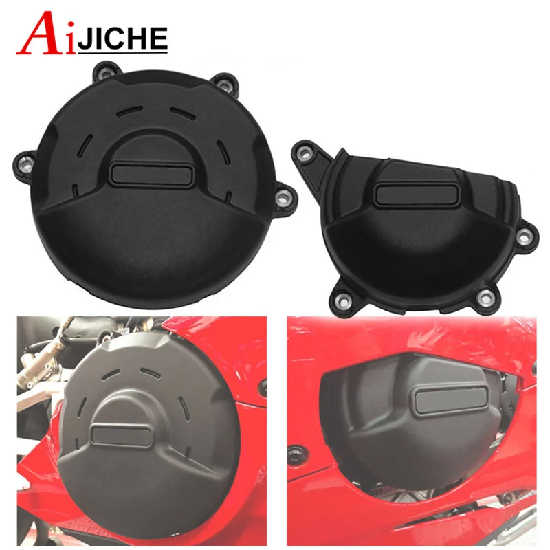 

For DUCATI PANIGALE V4 V4S 2018 2019 2020 Motorcycle Nylon Engine Stator Cover Engine Guard Protection Side Shield Protector