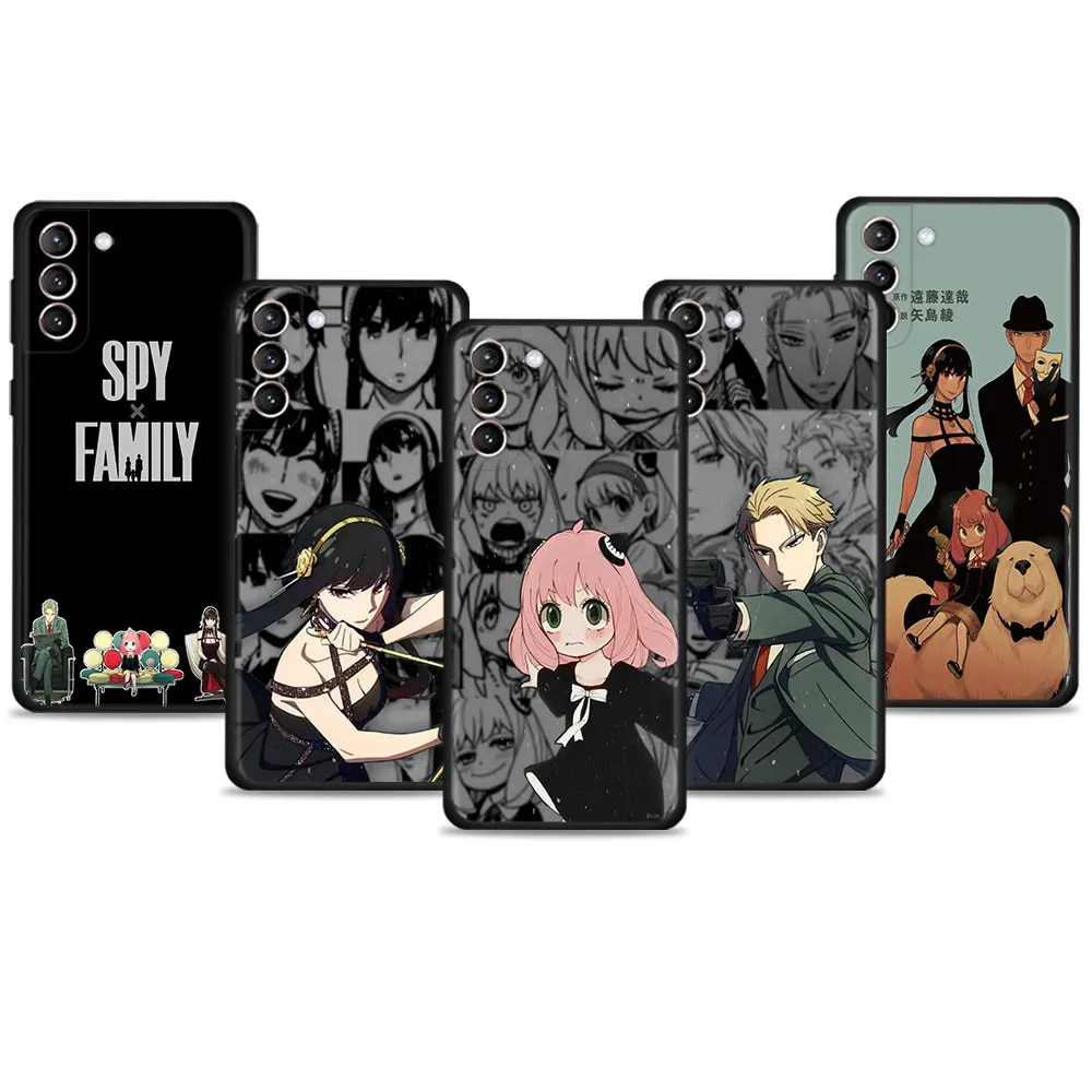 

Spy×Family Twilight Yor Anya Comics Phone Case For Samsung Galaxy S8 S20 FE S22 Ultra 5G S10 Lite S9 S7 Edge S10e S21 Plus