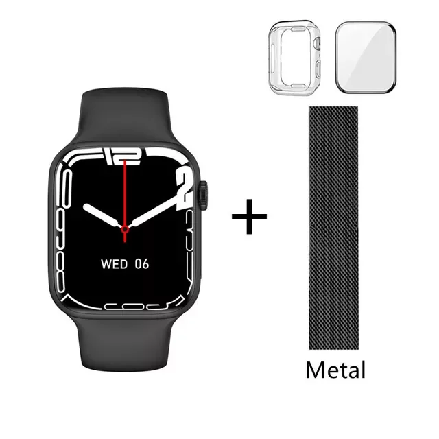 

New IWO W17 Series 7 Smart Watch 1.9 inch Health Monitoring Bluetooth Calling Sleep Smartwatch PK13 W27 W37 Pro for Huawei