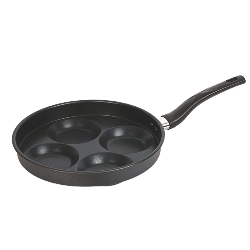 

Creative Multi-Functional Frying Pan 4 Hole Mold, Non Stick Pot Kitchen Cooking 95AC