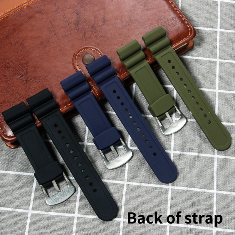 

Suitable for Seiko Watch Band for PROSPEX Canned SNE 545 547 537 541 535 Silicone Watch Strap 22mm Bracelet