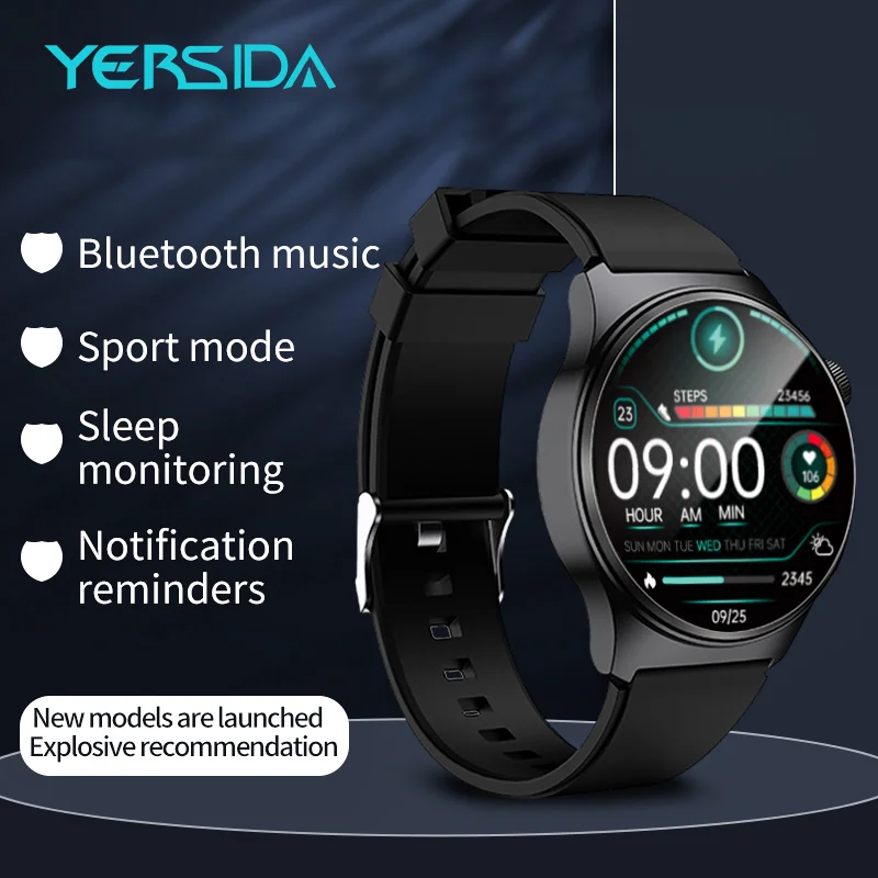 Смарт-часы YERSIDA MS6 с экраном высокого разрешения Bluetooth 5 4