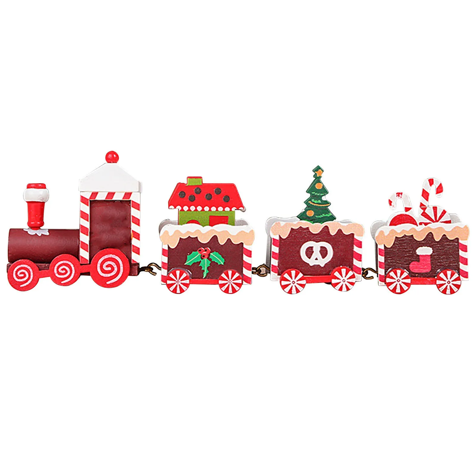 

Gifts Train Christmas Xmas For Kids Festival Wooden Decor Ornament Santa Home Education Dungeon Crawler Brown Battleground