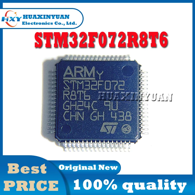 

1PCS/LOT STM32F072R8T6 STM32F STM32F07 STM32F072 STM32F072R8 STM32F072R8T QFP64 STM New and Original Ic Chip In Stock IC
