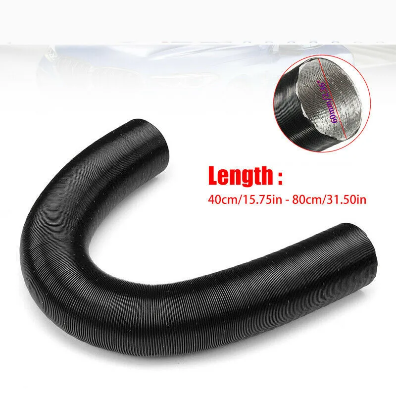 

Car 60mm Diesel Heater Duct Warm Air Ducting Pipe For 2KW Diesel Air Heaters Webasto Eberspacher 40-80cm