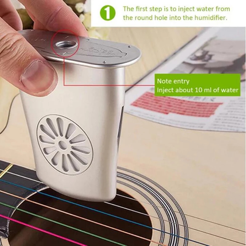 

1pc Guitar Sound Holes Humidifier Acoustic Guitarra Sound Holes Humidifier Moisture Reservoir Useful for guitar players Parts